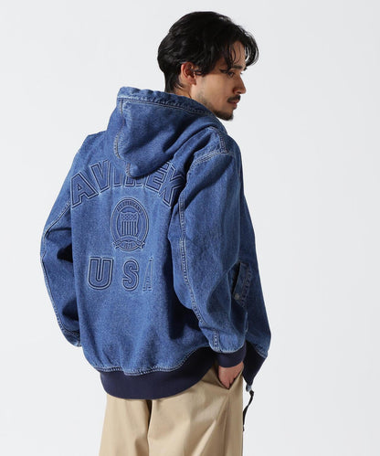 《直営店限定》DENIM SIGNATURE LOGO 衛衣 / 牛仔標誌連帽衛衣