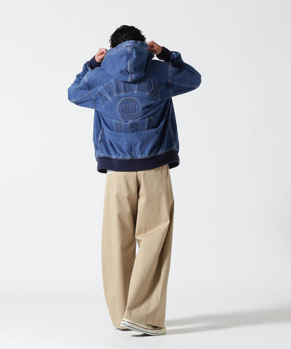 《直営店限定》DENIM SIGNATURE LOGO 衛衣 / 牛仔標誌連帽衛衣