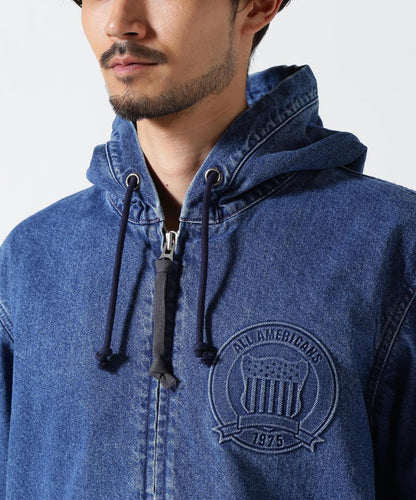 《直営店限定》DENIM SIGNATURE LOGO 衛衣 / 牛仔標誌連帽衛衣