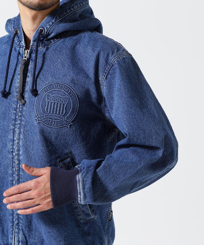《直営店限定》DENIM SIGNATURE LOGO 衛衣 / 牛仔標誌連帽衛衣