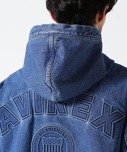 《直営店限定》DENIM SIGNATURE LOGO 衛衣 / 牛仔標誌連帽衛衣
