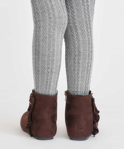 打底褲·荷葉邊短襪套裝