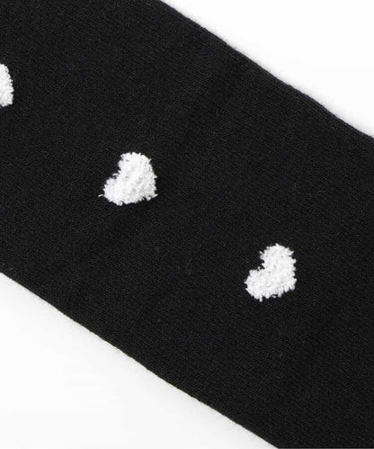 愛心花朵圖案打底褲