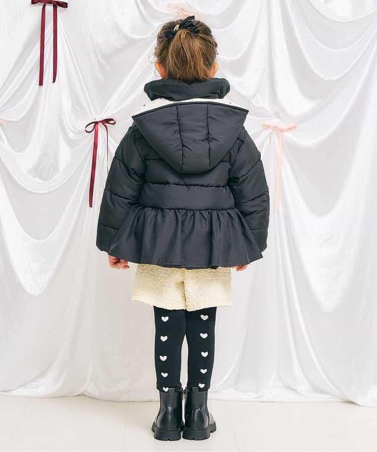 愛心花朵圖案打底褲