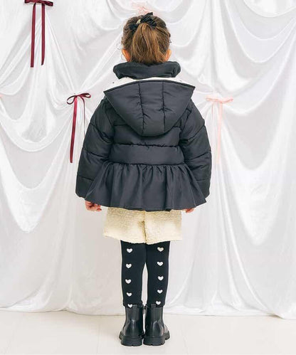 愛心花朵圖案打底褲