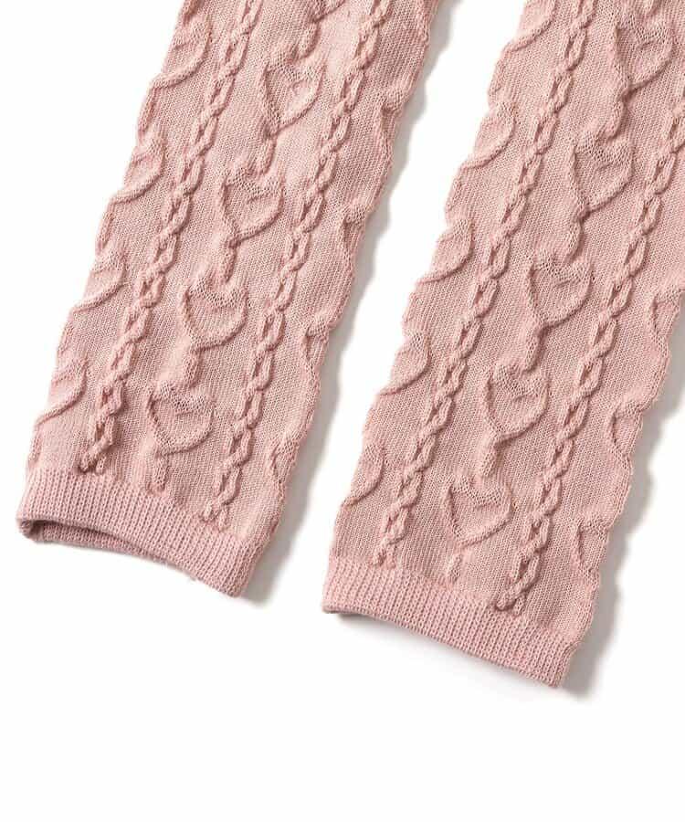 愛心麻花紋打底褲