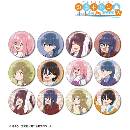 《搖曳露營》SEASON3 繪製版 步行ver. 隨機徽章【全套BOX/12個裝】