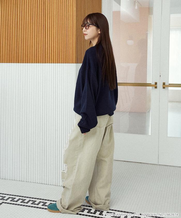 SANRIO像素藝術提花針織衫