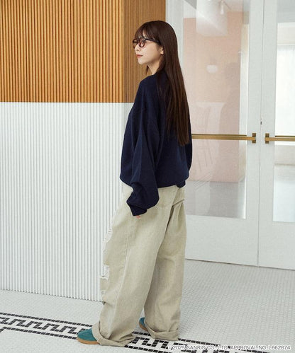 SANRIO像素藝術提花針織衫