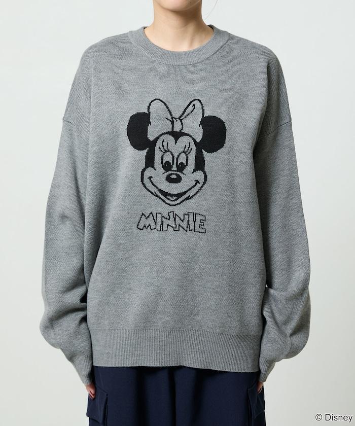 Minnie Mouse/米妮/雙面提花針織衫