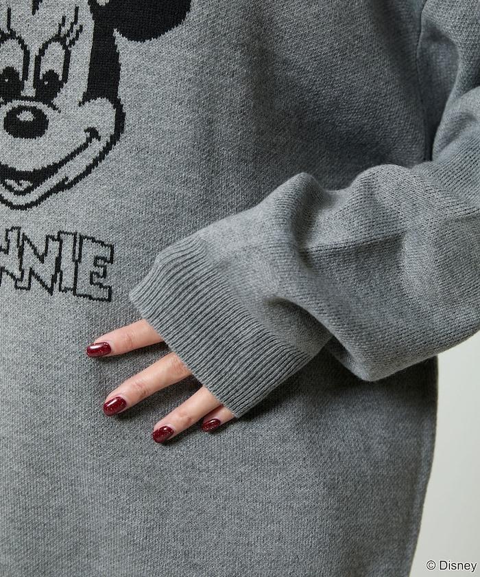 Minnie Mouse/米妮/雙面提花針織衫
