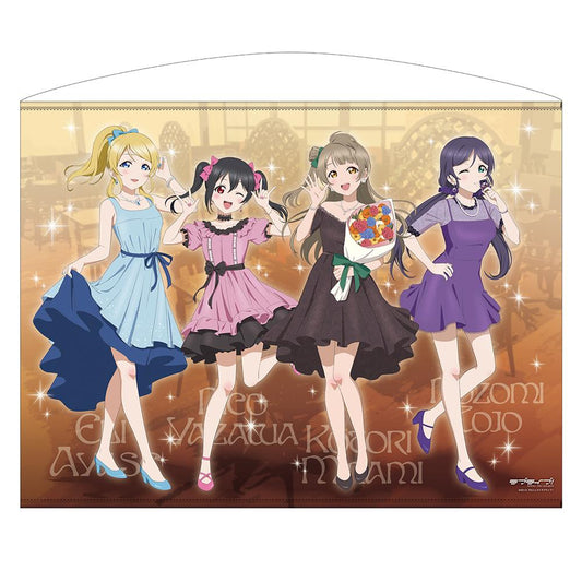 LoveLive!_小鳥&繪里&希&妮可 100cm掛毯 派對禮服2025版