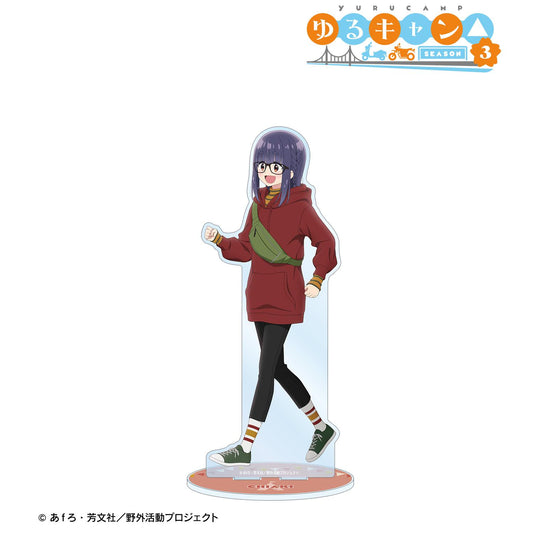 《搖曳露營》 SEASON3_新繪 大垣千明 步行ver. 超大亞克力立牌