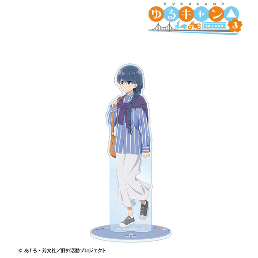 《搖曳露營》 SEASON3_新繪 志摩凜 步行ver. 超大亞克力立牌