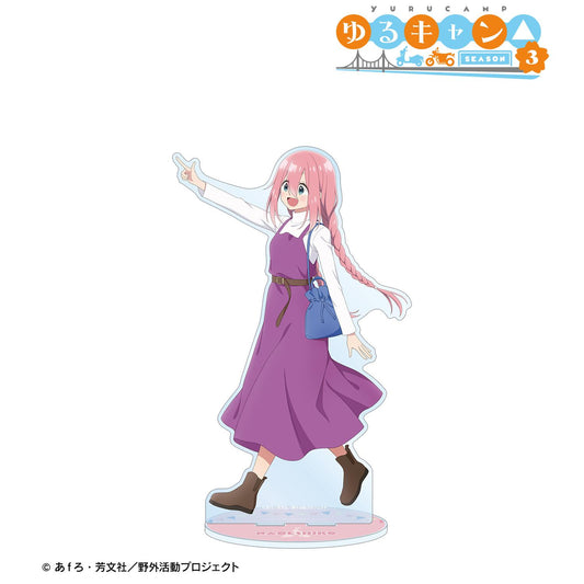 《搖曳露營》 SEASON3_新繪 各務原撫子 步行ver. 特大亞克力立牌