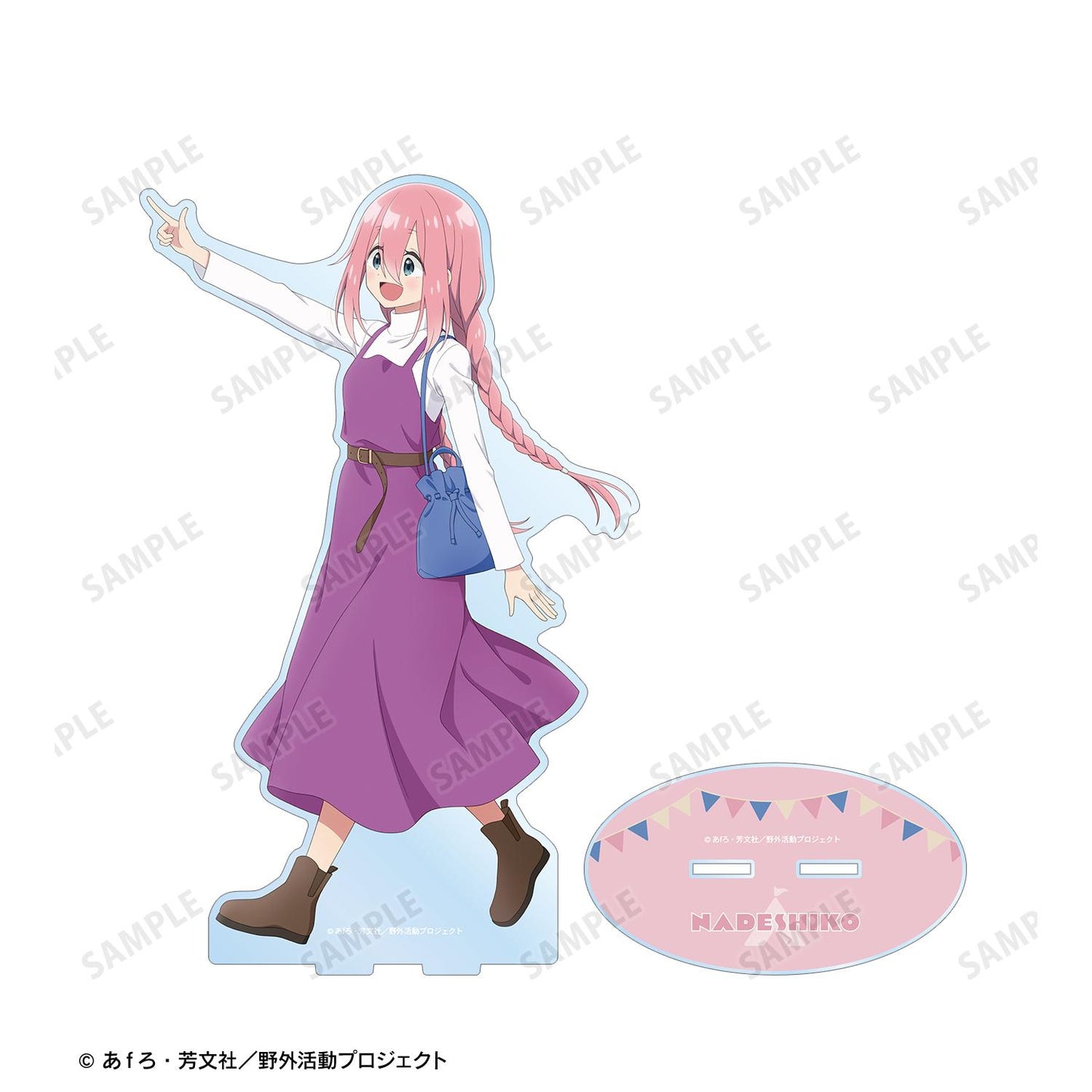 《搖曳露營》 SEASON3_新繪 各務原撫子 步行ver. 特大亞克力立牌