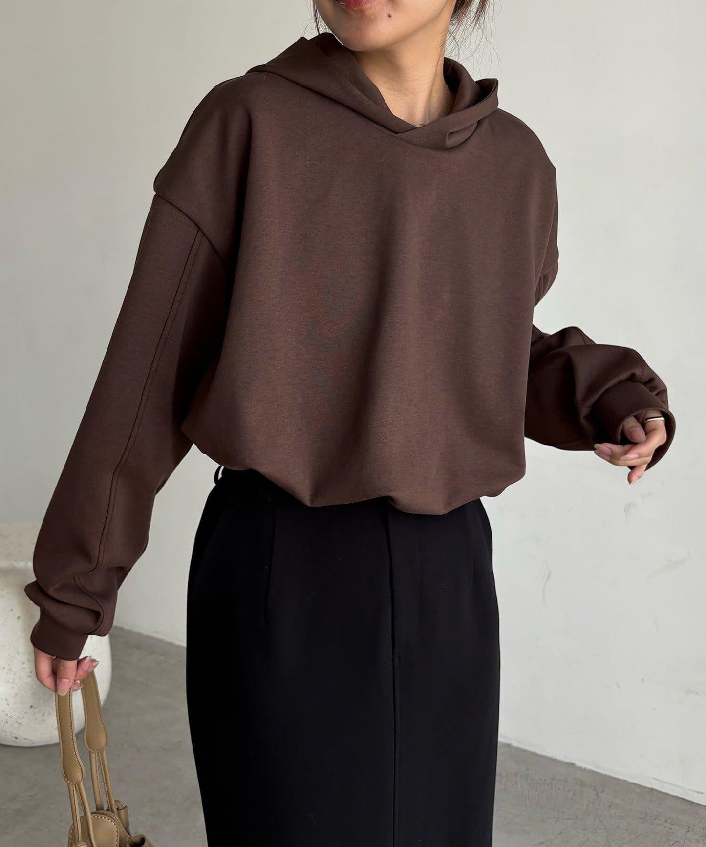 【CAPRICIEUX LE'MAGE】泡泡袖連帽衛衣