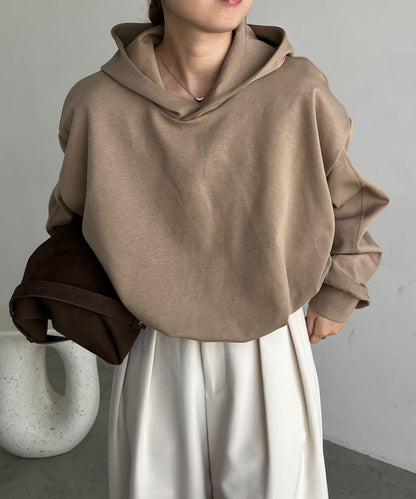 【輕量】泡泡袖連帽衫