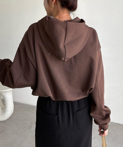 【輕量】泡泡袖連帽衫