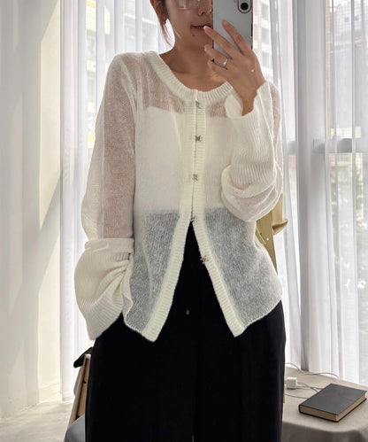 【CAPRICIEUX LE'MAGE】天絲羊毛扣式開衫