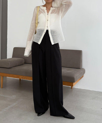 【CAPRICIEUX LE'MAGE】天絲羊毛扣式開衫