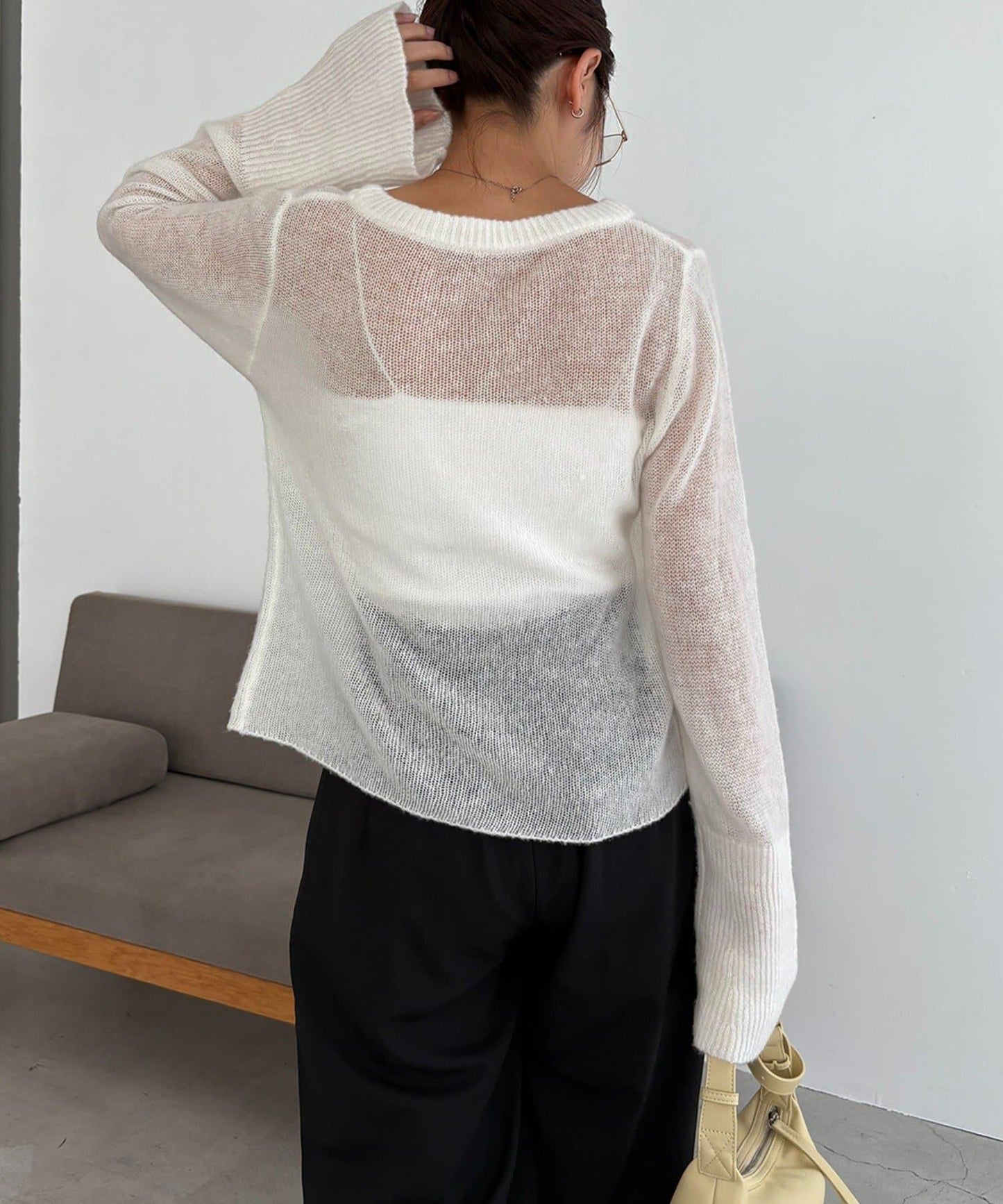 【CAPRICIEUX LE'MAGE】天絲羊毛扣式開衫