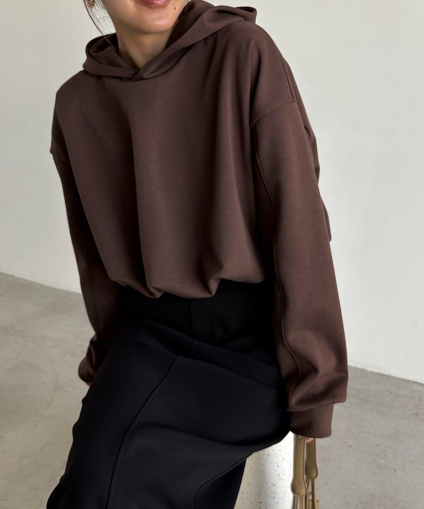 【CAPRICIEUX LE'MAGE】泡泡袖連帽衛衣