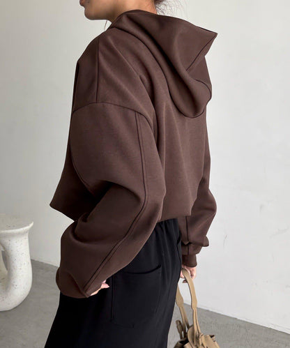 【輕量】泡泡袖連帽衫