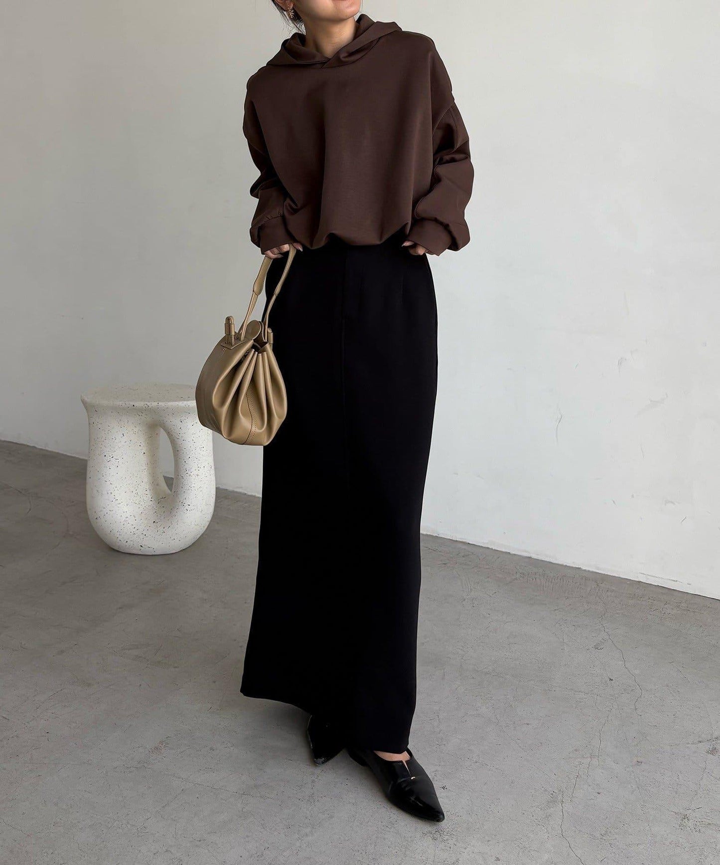 【CAPRICIEUX LE'MAGE】泡泡袖連帽衛衣