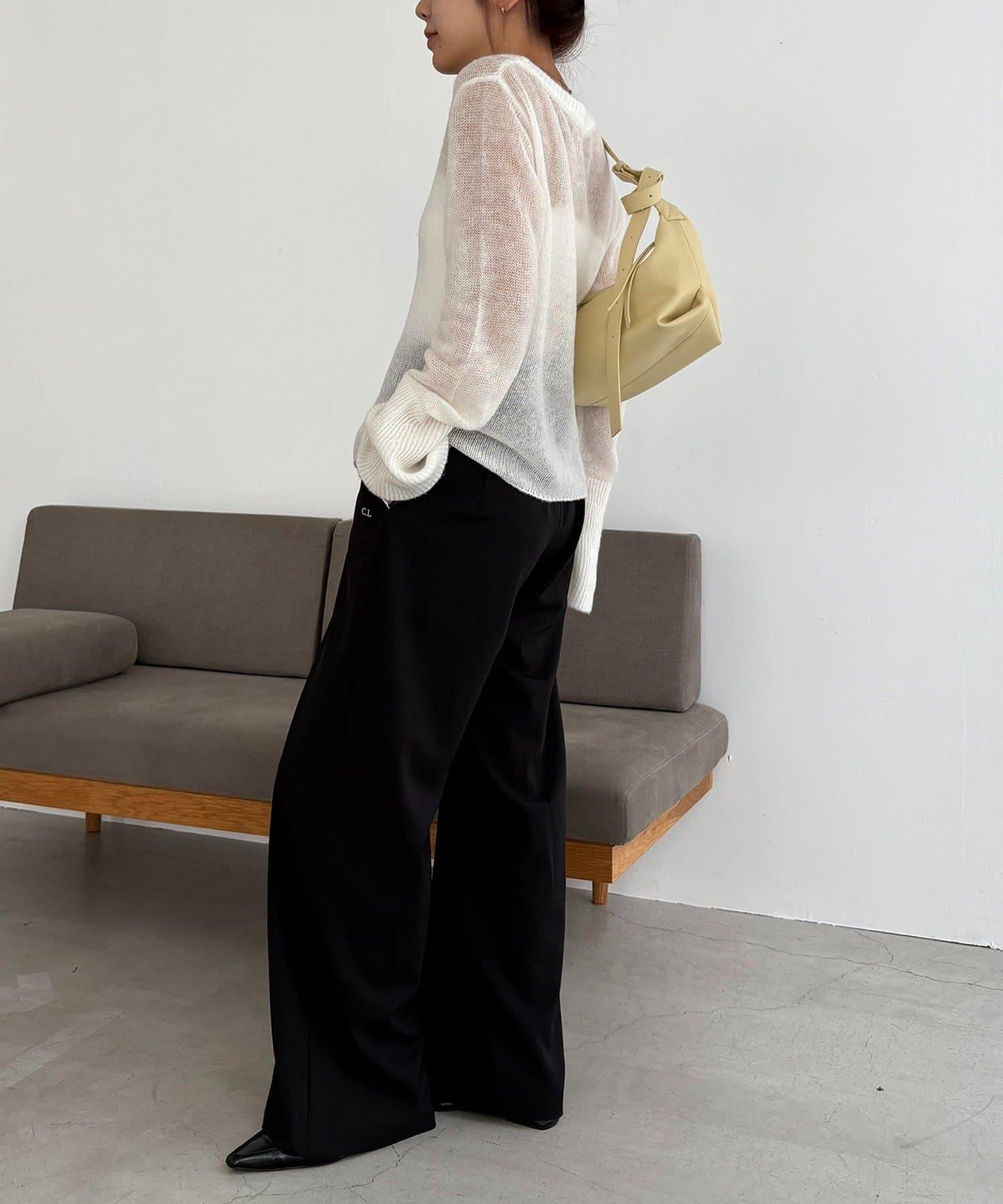 【CAPRICIEUX LE'MAGE】天絲羊毛扣式開衫