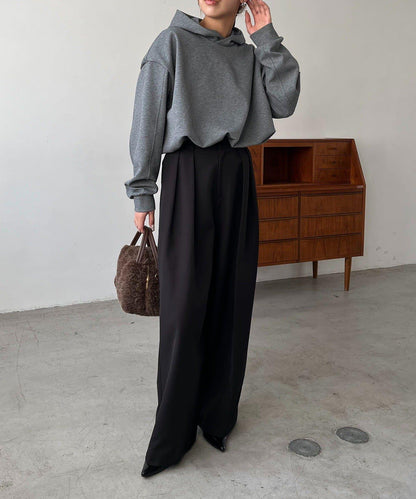 【輕量】泡泡袖連帽衫