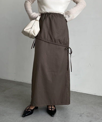 【CAPRICIEUX LE'MAGE】不對稱兩穿吊帶連衣裙