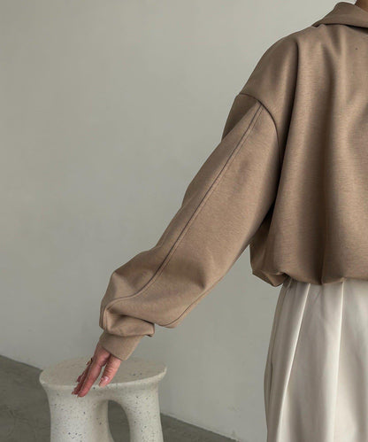 【輕量】泡泡袖連帽衫