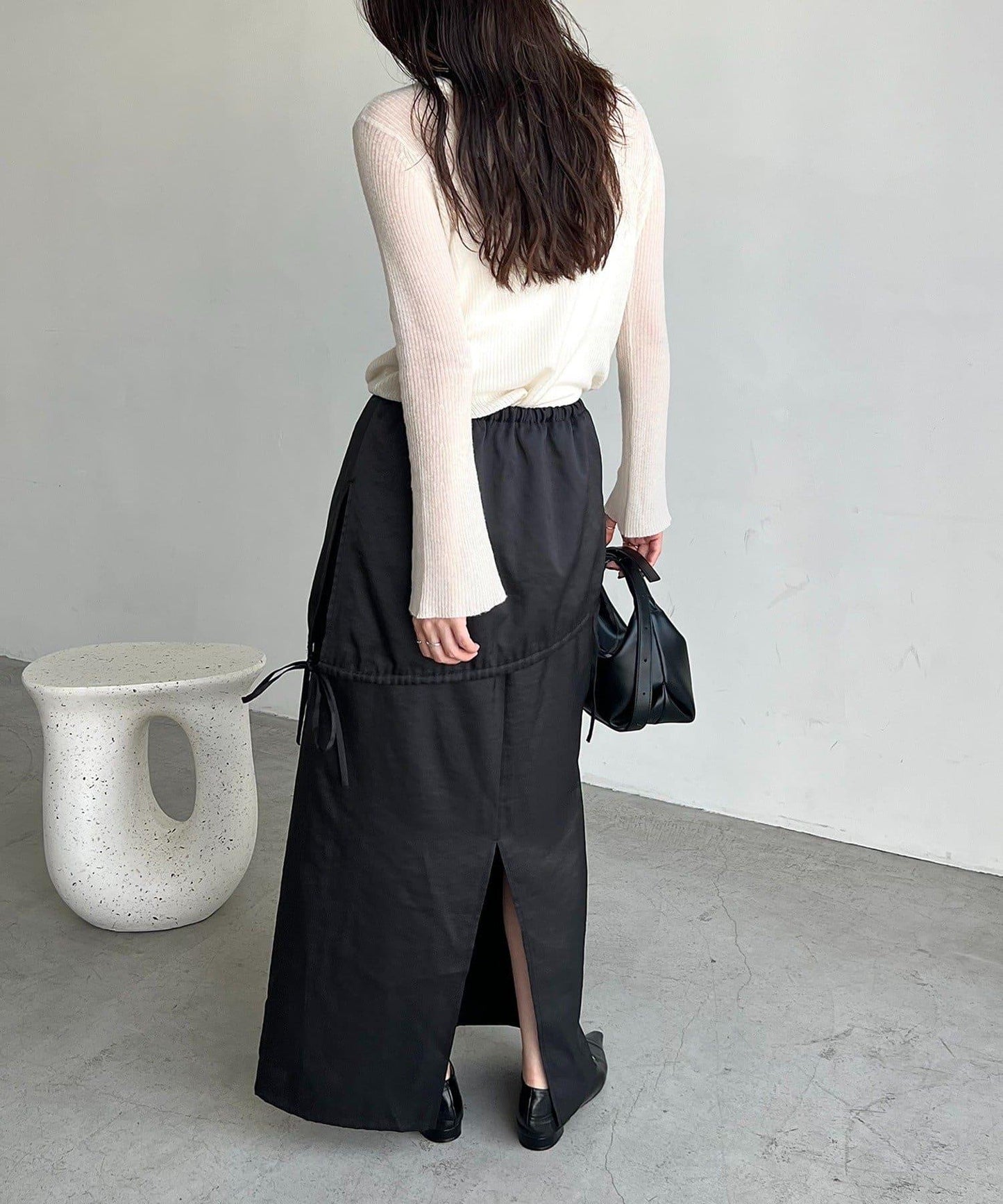 【CAPRICIEUX LE'MAGE】不對稱兩穿吊帶連衣裙