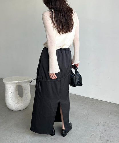 【CAPRICIEUX LE'MAGE】不對稱兩穿吊帶連衣裙