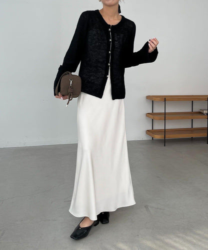 【CAPRICIEUX LE'MAGE】天絲羊毛扣式開衫