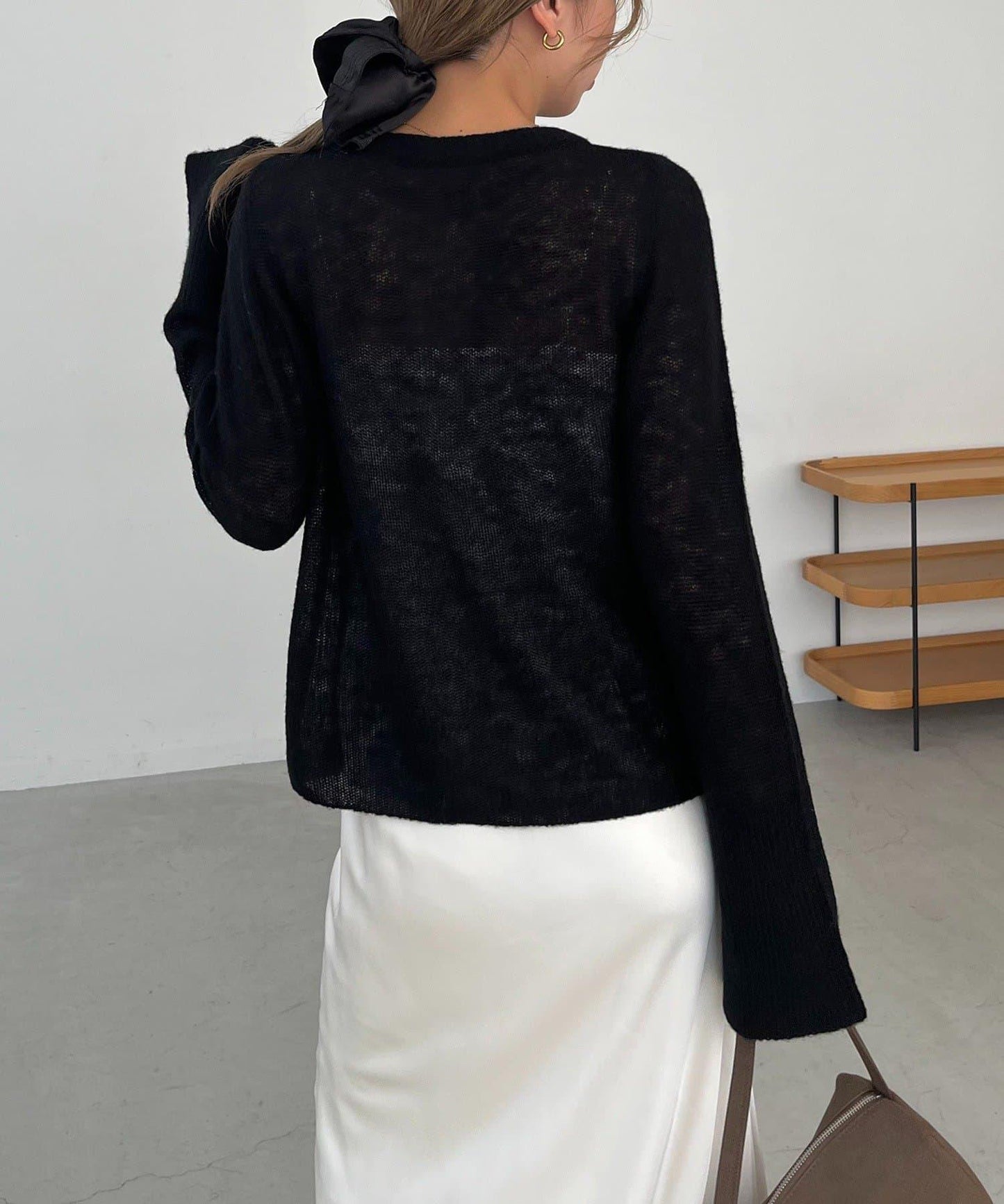 【CAPRICIEUX LE'MAGE】天絲羊毛扣式開衫