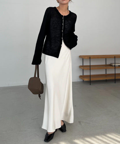 【CAPRICIEUX LE'MAGE】天絲羊毛扣式開衫