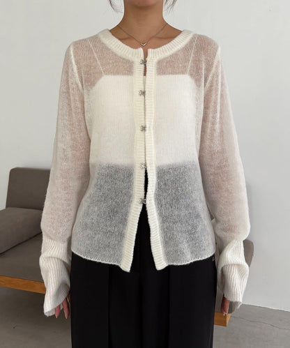 【CAPRICIEUX LE'MAGE】天絲羊毛扣式開衫