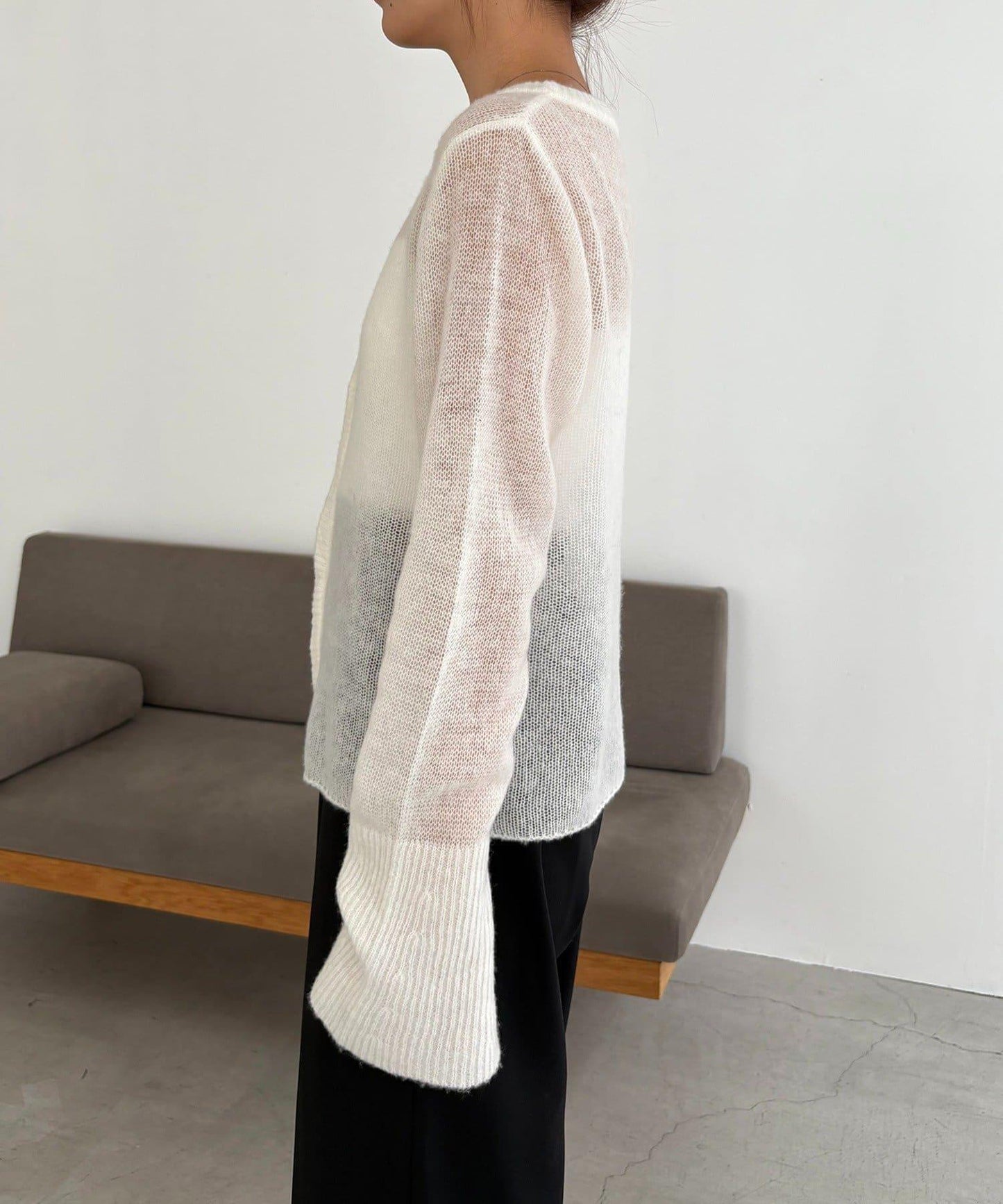 【CAPRICIEUX LE'MAGE】天絲羊毛扣式開衫