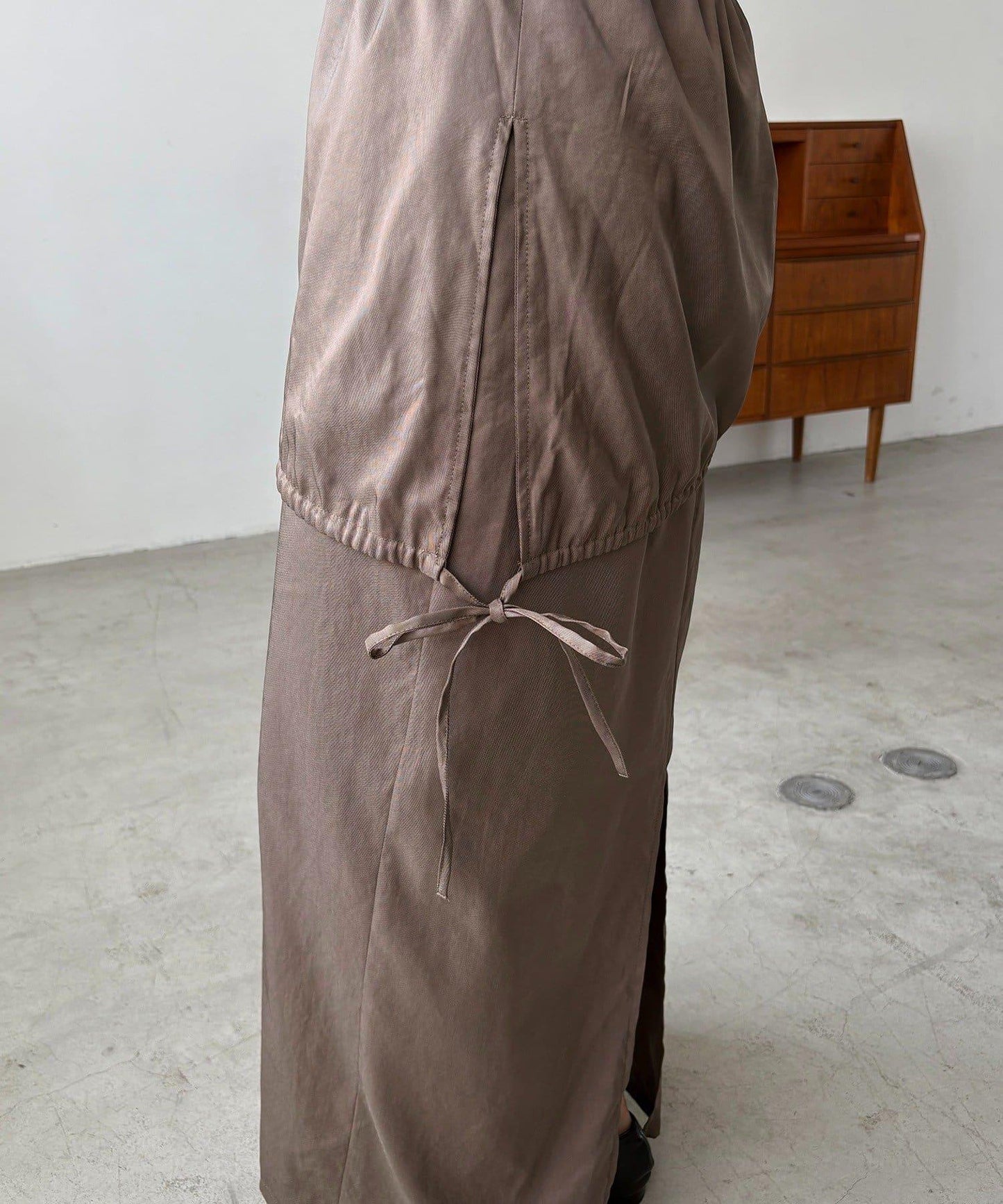 【CAPRICIEUX LE'MAGE】不對稱兩穿吊帶連衣裙