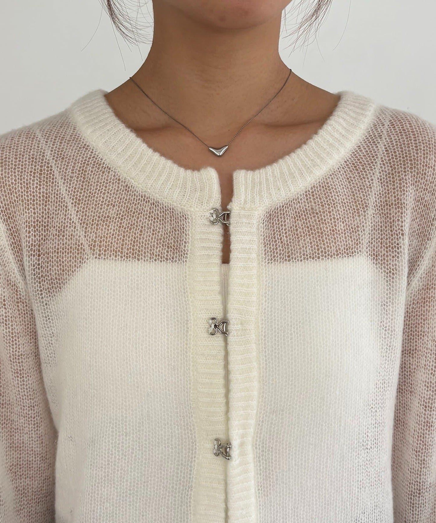 【CAPRICIEUX LE'MAGE】天絲羊毛扣式開衫