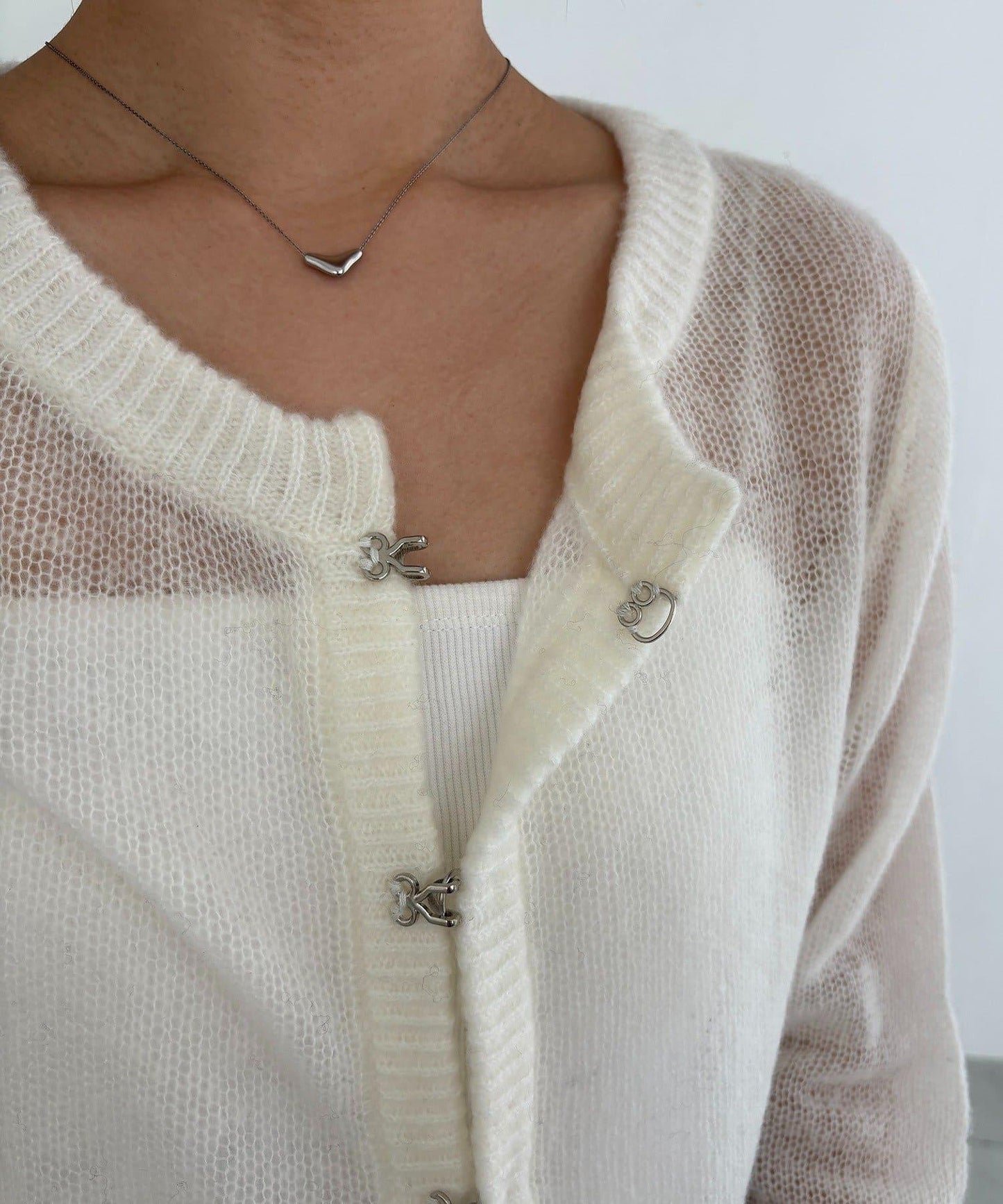 【CAPRICIEUX LE'MAGE】天絲羊毛扣式開衫