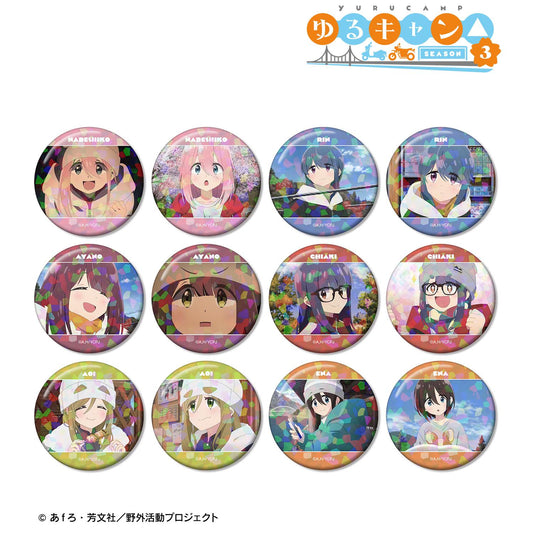 《搖曳露營》SEASON3 場景寫實全息徽章【全套BOX/12個裝】