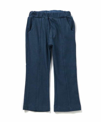 後背開口剪裁針織長褲 10分丈