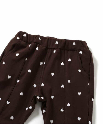 後背開口剪裁針織長褲 10分丈