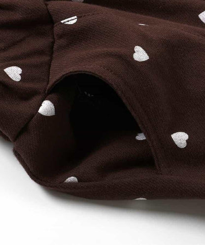 後背開口剪裁針織長褲 10分丈