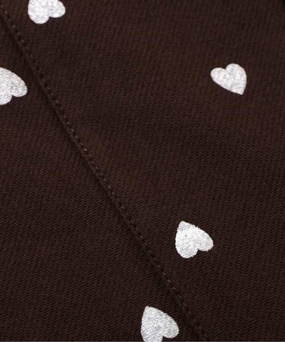 後背開口剪裁針織長褲 10分丈