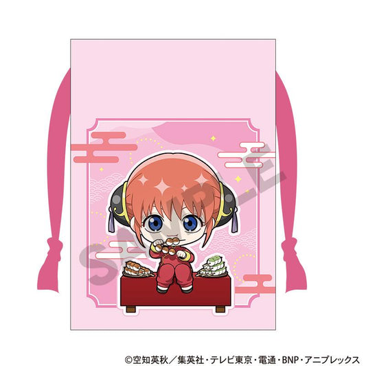 《銀魂》束口袋 神樂 休息時間 Q版角色