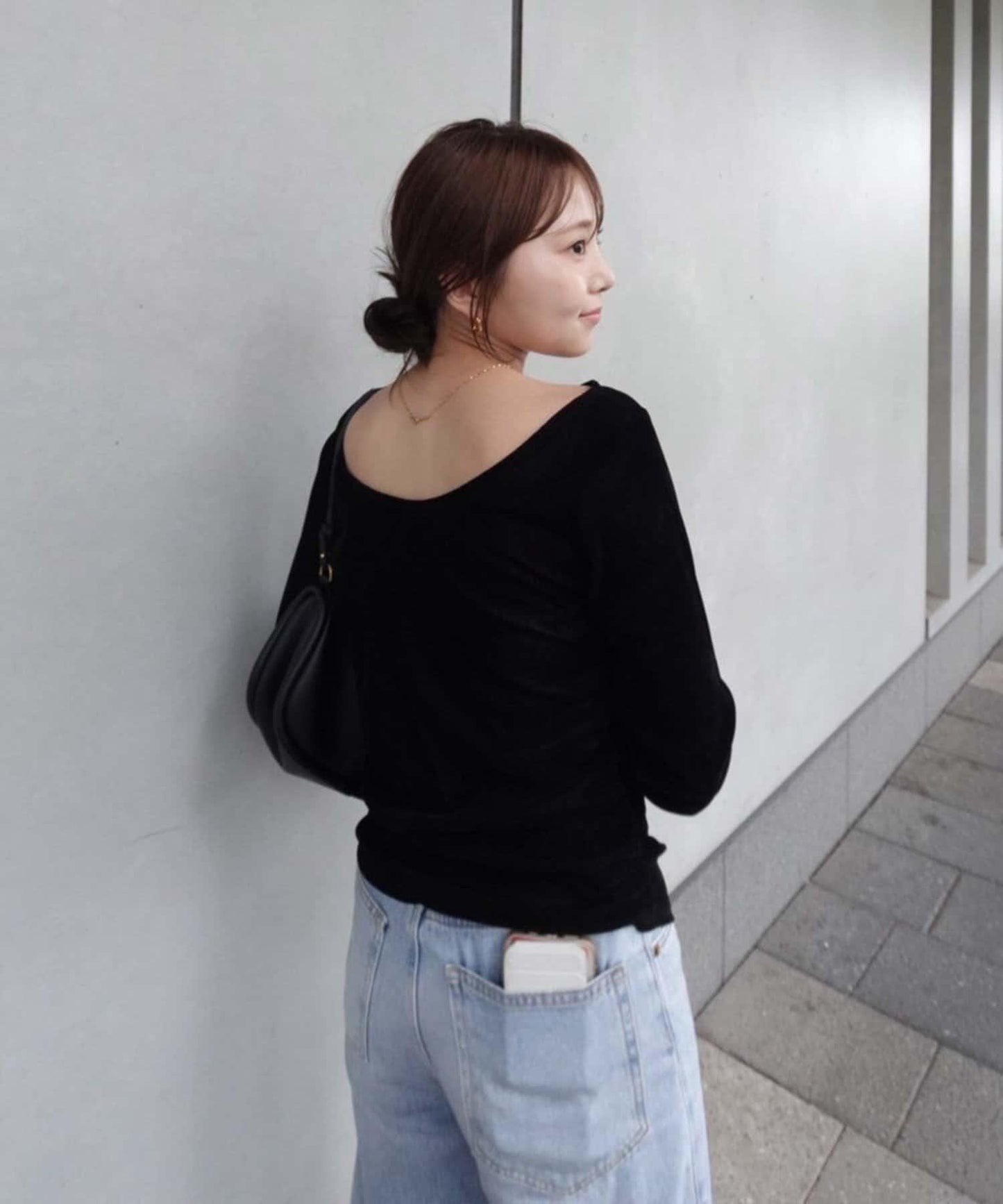 【@toitopoooo_____聯名】透視天鵝絨上衣